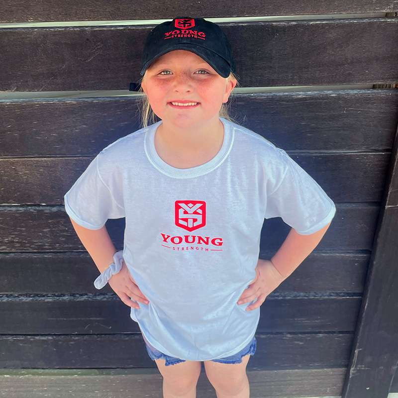 Youth T-Shirt - White - Image 3